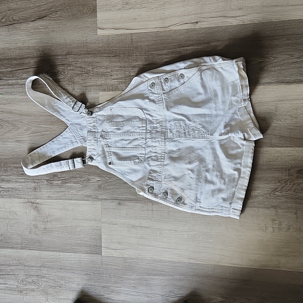 Old navy white short overalls